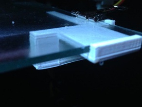 8x10 plate glass clips 3d printer accessories clip customizer flashforge replicator 3d print model - Mito3D