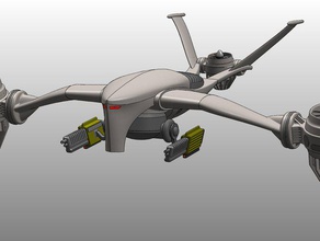 t-1 hava aka hunter killer drone 3d baskı model reprap oyuncak 3d print model - Mito3D