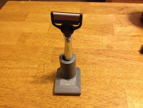 harry's shaving stand bathroom razor holder 3d print model - Mito3D
