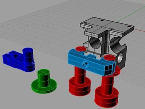 ultimaker bowden alanında nozzle seemecnc 3d yazıcı parçaları 3d print model - Mito3D
