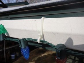 s-hook plastic gutter outdoor & garden 3d print model - Mito3D