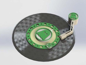rock around clock - extras Dekor Uhr ghostlyvinyl 3d print model - Mito3D