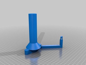 my customized printrbot spool holder 3d printer accessories 3d print model - Mito3D