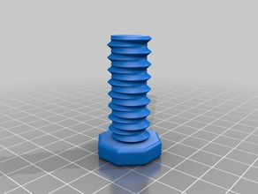 nut bolt 3d printing 3d print model - Mito3D