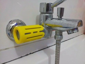hot plumbing hand protector bathroom grip handles pipe protection cap 3d print model - Mito3D