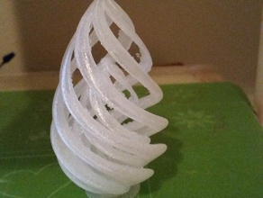 double spiral icicle 3d print model - Mito3D