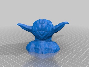 yoda egg cup chin support kitchen dining eggs holder star wars easter 3d print model - Mito3D