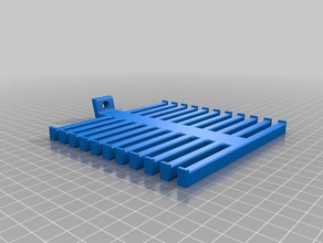 tie rack ménage 3d print model - Mito3D