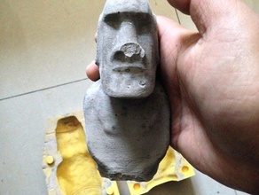 moai colata in conchiglia 3d print model - Mito3D