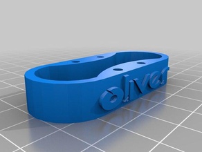 Cinch-Kabel clipper Musik 3d print model - Mito3D