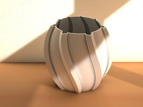 sinvase Mathe-Kunst vase 3d print model - Mito3D