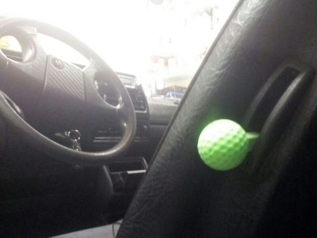 siège bouton de l'automobile golf pièces rechange 3D print model - Mito3D