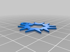 my customized cut snowflake 3d print model - Mito3D