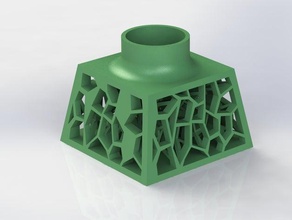 ecosystem decor candle holder cell design nature 3d print model - Mito3D