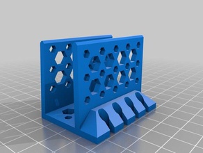 4 slot cable catcher office customized 3d print model - Mito3D