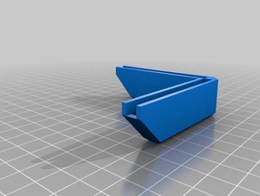 3d arka ayak-plexi-yazıcı parçalar deney reprap steijlen 3d print model - Mito3D