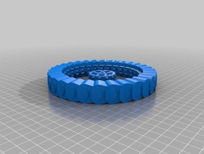 minha personalizado roda de corrente modelo robôs 3d print model - Mito3D