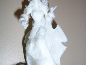 undead female casting Skulpturen weiblich statue Untoten world warcraft wow 3d print model - Mito3D