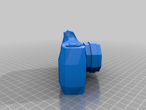 low poly camera sculptures 3d print model - Mito3D