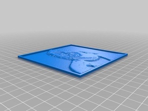 meine angepasste lithopane kurt 2d-Kunst kundengebundene 3d print model - Mito3D