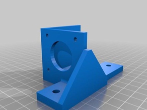 ez3d y axis motor mount 3d printer parts 3d print model - Mito3D