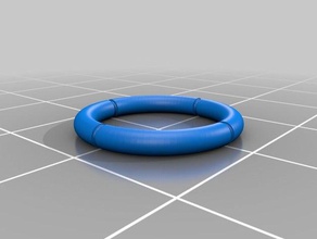 1mm ring 12 Ringe kundengebundene 3d print model - Mito3D