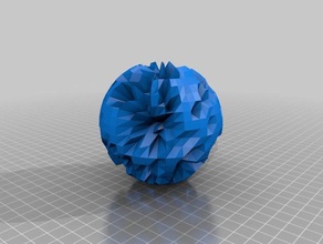 planet - geometric low poly space 3d print model - Mito3D