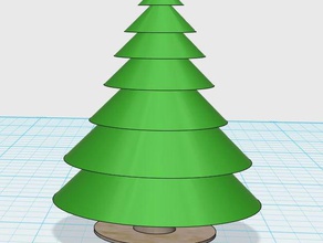 arbre de noël décor les fêtes décoration noel sapin 3d print model - Mito3D