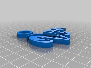 dodge ram i portachiavi su misura 3d print model - Mito3D
