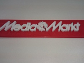 mediamarkt-logo Schilder & logos mediamarkt 3d print model - Mito3D