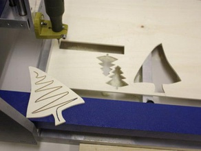 árvore de natal madeira compensada outros cnc dingfabrik experiência laser 3d print model - Mito3D