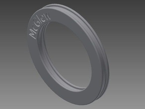 personalizzato anello di tovagliolo titolare robbinsvillehighschool 3d print model - Mito3D