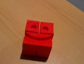 cube puzzle jr toys games 2011 3yo face kid knarf knarf2011 smile smiley toddler 3d print model - Mito3D