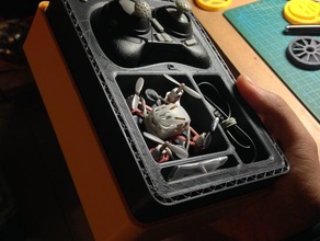 caso più piccolo drone giocattolo proto x hubsan nano & accessori di gioco q4 protox quadcopter 3d print model - Mito3D