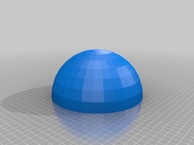 half sphere - hol diy customized 3D print model - Mito3D
