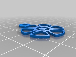 arden snowflake customized 3d print model - Mito3D
