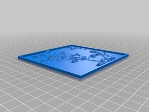 meine angepasste ma lithophanie 2d-Kunst kundengebundene 3d print model - Mito3D