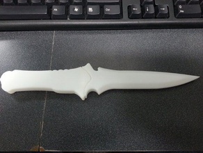 jack krauser bıçağı sahne kötü bıçak resident evil 3d print model - Mito3D