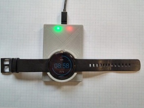 moto 360 Akku-Ladegerät - Elektronik moto360 motorola qi-Ladegerät die smartwatch smart watch 3d print model - Mito3D