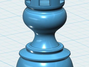 Turm Schach Schach-Stück mbl 3d print model - Mito3D