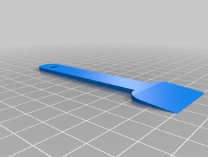 les spatules des outils à main l'époxy époxy applicateur de colle la l'outil mastic remover résine spatule outil 3d print model - Mito3D