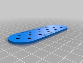 tetrix Bohrschablonen in der Robotik ftc 3d print model - Mito3D