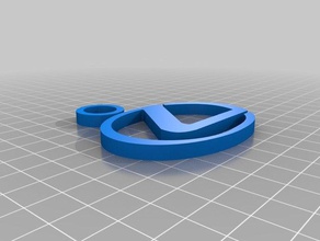 keychain lexus keychains customized 3d print model - Mito3D