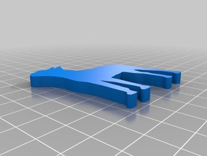 trousseau de boston porte-clés personnalisé 3d print model - Mito3D