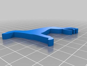 llavero de galgos llaveros personalizado 3d print model - Mito3D