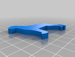 trousseau rottweiler de porte-clés personnalisé 3d print model - Mito3D