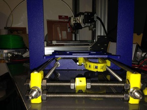 i3 Kabel-Kette montiert 3d Drucker Teile Anhang prusa Verkabelung 3d print model - Mito3D