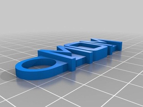 große Mama-Schlüsselanhänger 3d-drucken 3d print model - Mito3D
