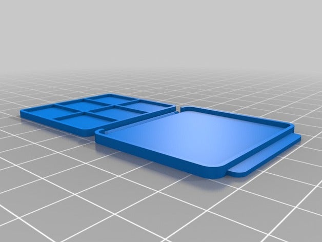 my customized case micro sd cards containers 3D print model - Mito3D