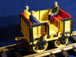 tren vagonu 1 32 openrailway roket inşaat oyuncaklar model trenler oyuncak 3d print model - Mito3D